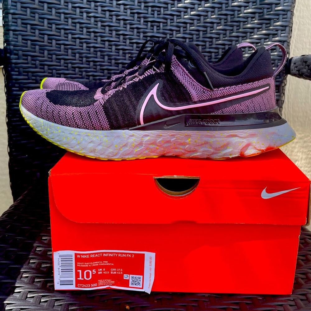 Womens Nike React Infinity size 10.5
